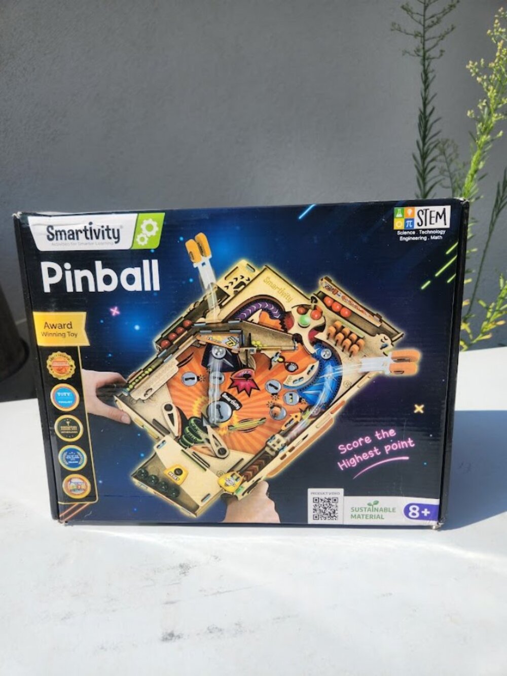 NEW Smartivity Pinball Machine STEM Building Kit Toy Tabletop Game Engineering S